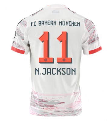 Bayern Munich Nicolas Jackson #11 Udebanetrøje 2025-26 Kortærmet